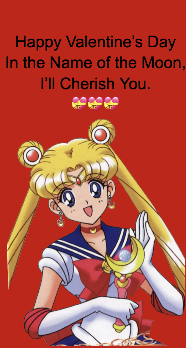 Anime Valentine Card: Sailor Moon