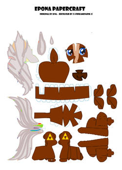 Epona MLP style papercraft