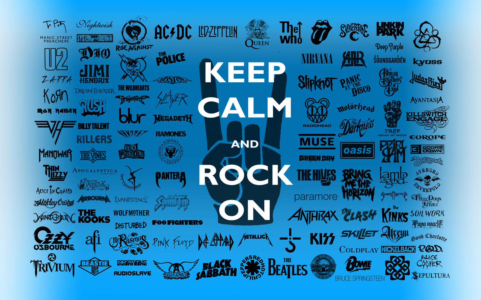 Keep Calm, Rock On Wallpaper by tazerguy on DeviantArt