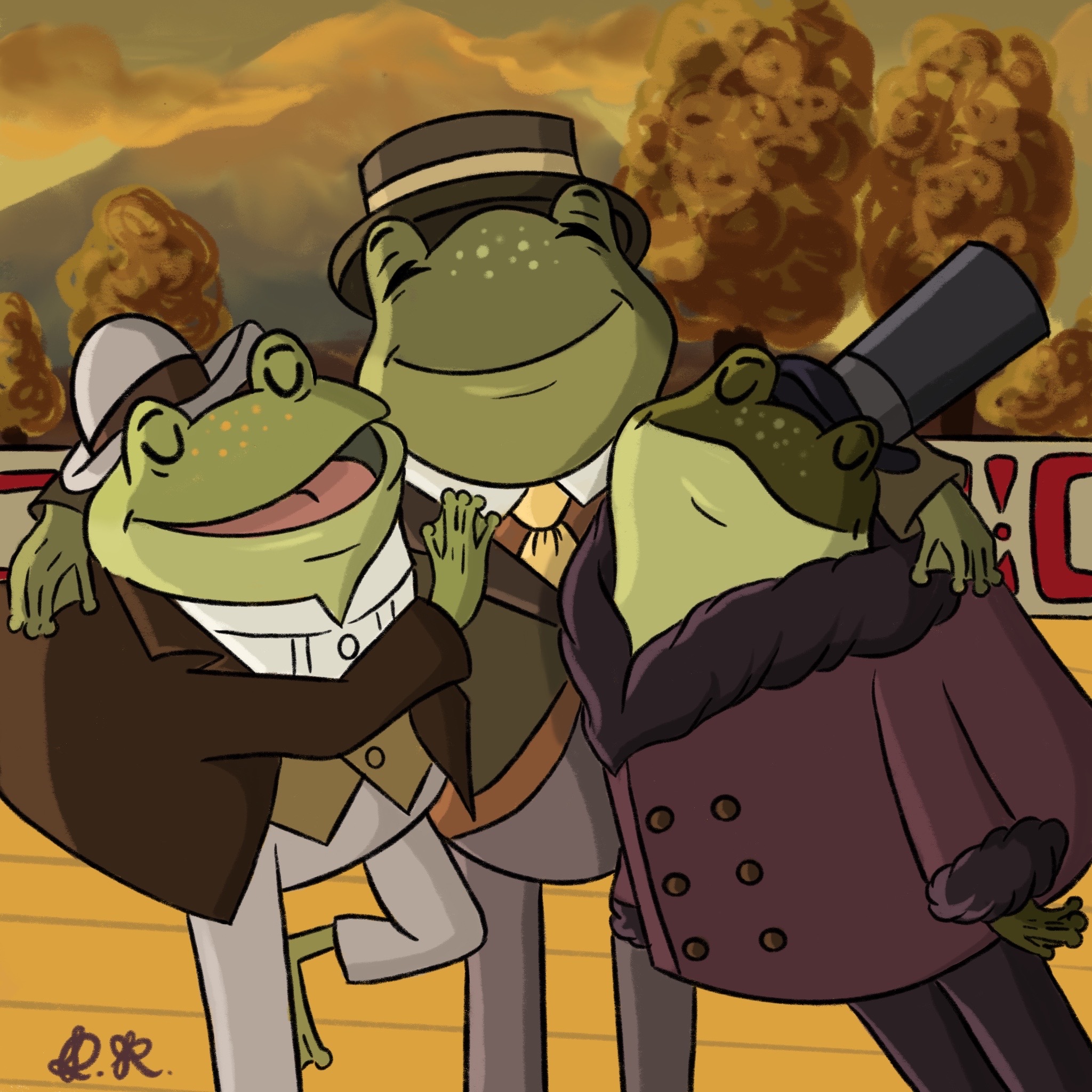 Riverboat frogs by chubbycheckers22 on DeviantArt