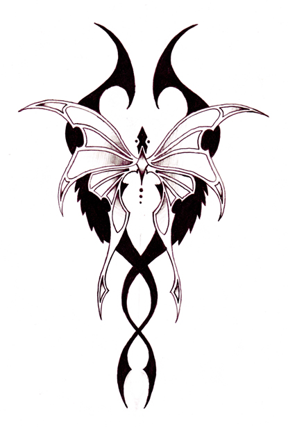 Tribal Butterfly 01