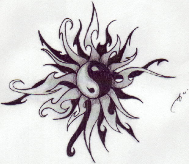Yin Yang Sun by Ashes360