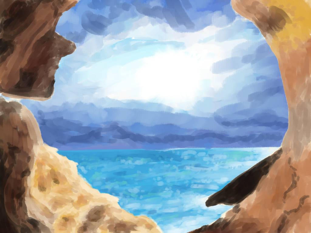Deviantart Ocean Background Ocean by NyxieNighttime on DeviantArt
