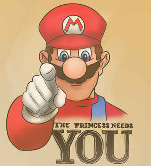 Mario Princess Needs You Propaganda