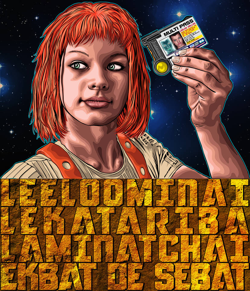 Leeloo Dallas Multipass By MsVector On DeviantArt