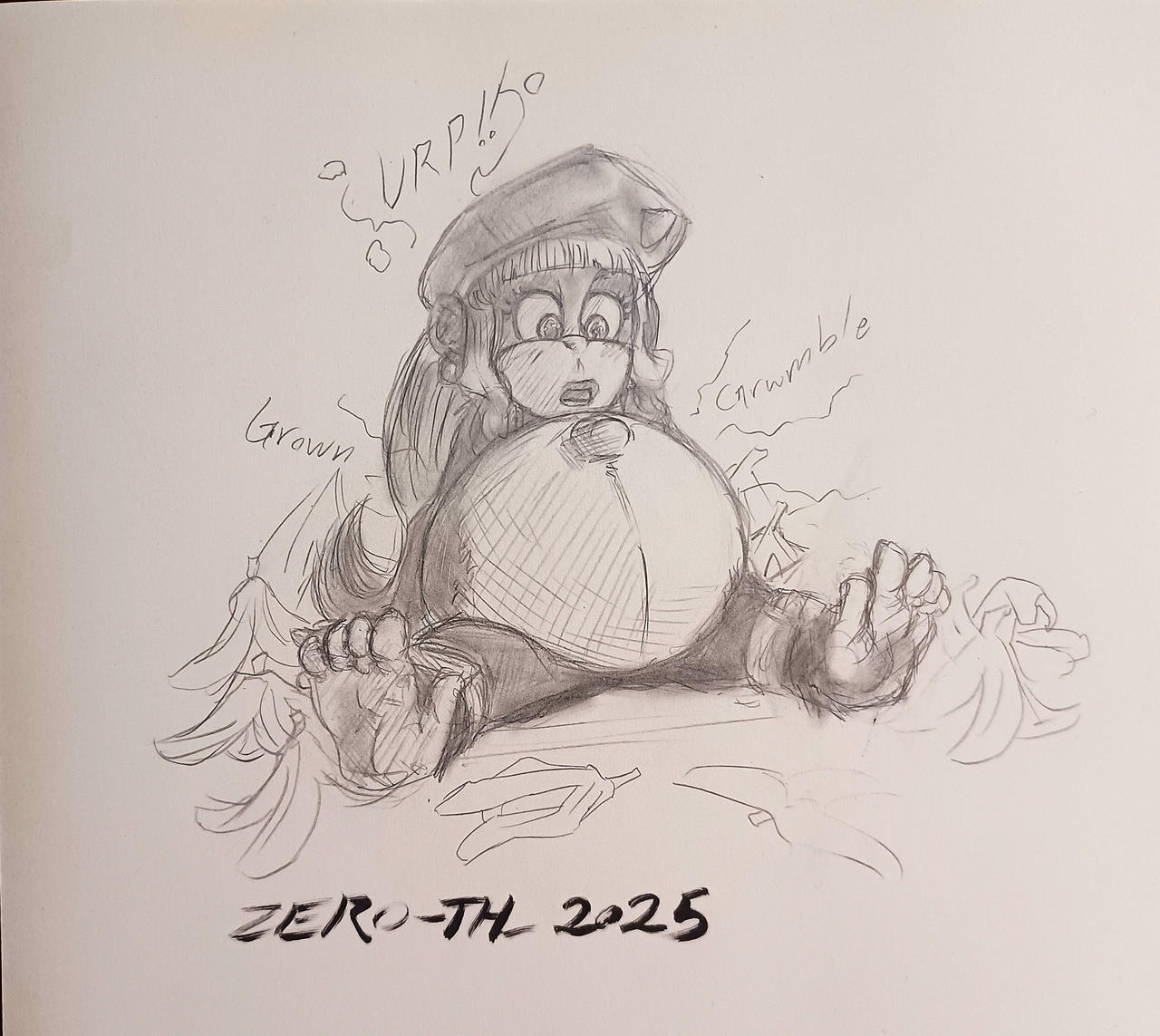 Bloated Belly DixieKong Sketch By ZERO THL On DeviantArt bloated-belly-dixiekong-sketch-by-zero-thl-on-deviantart