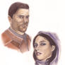 Carth and Revan Portrait