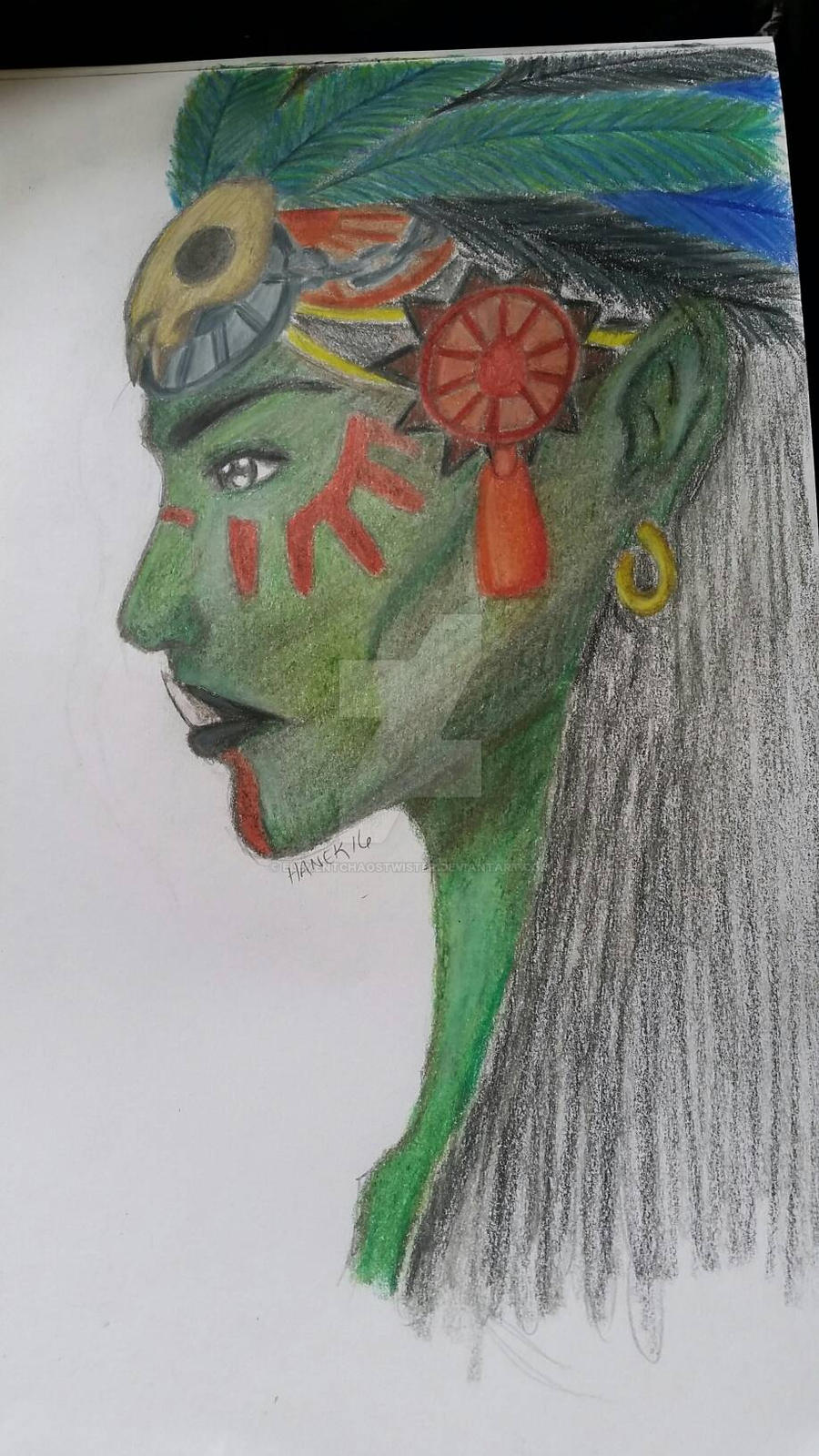 Priestess  (pencil)