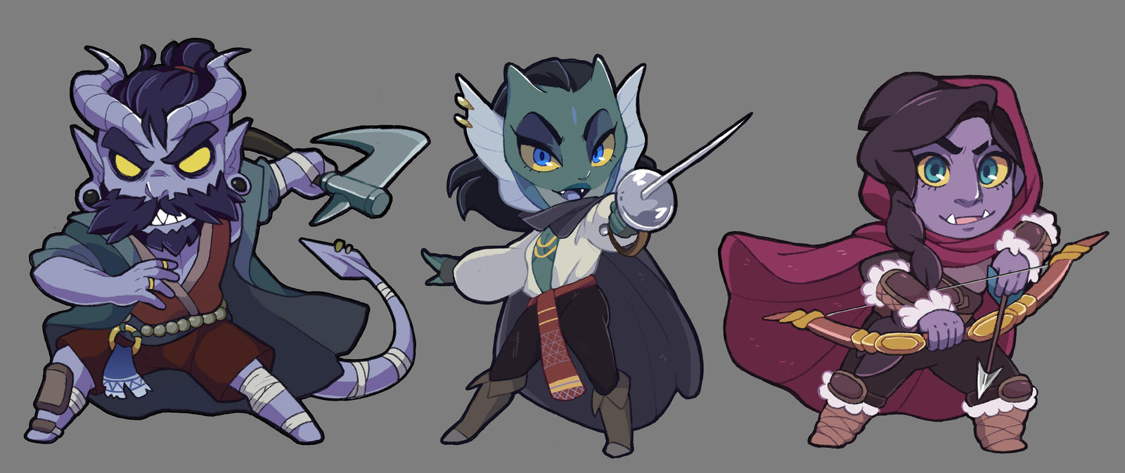 Dnd Rouge Chibi DND Chibis! by stickietape on DeviantArt