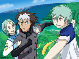 Eureka Seven : Astral Ocean -Ao, Renton, Eureka-