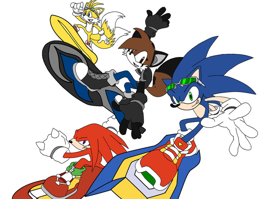 Sonic Riders -Base Used- by TikeX15 on DeviantArt