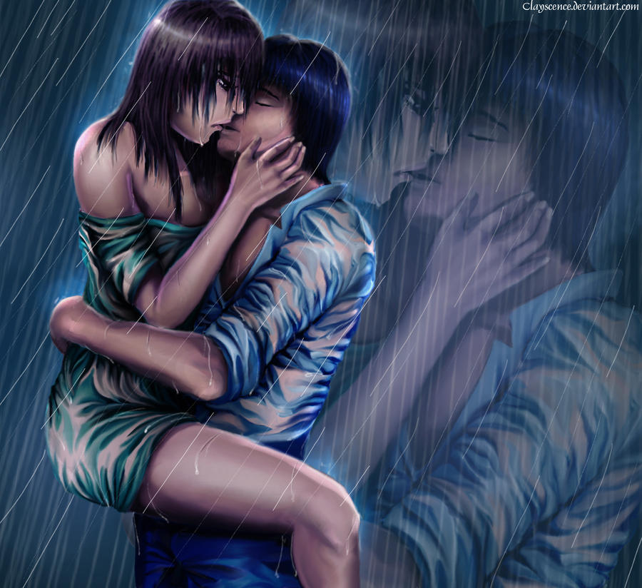 kissing in the rain by clayscence on DeviantArt kissing in the rain by clayscence on DeviantArt