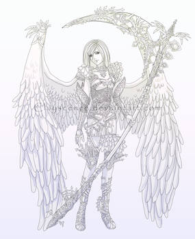 Lineart:Guardian of the angels