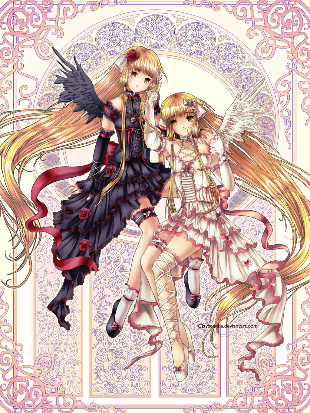 Chobits: Chii and Freya by clayscence on DeviantArt