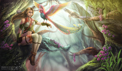 We found peace (painting process) by clayscence