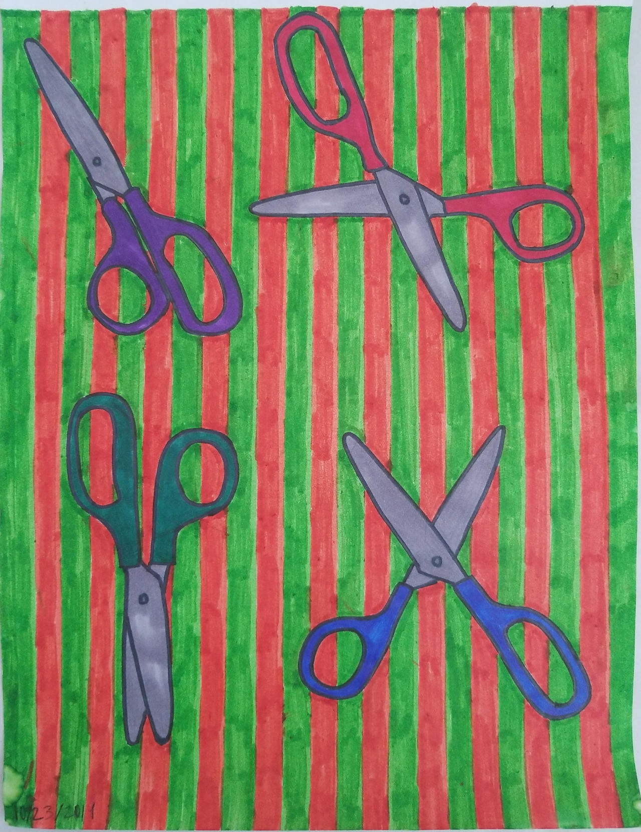 Four Scissors by 11BlueTwinkle on DeviantArt