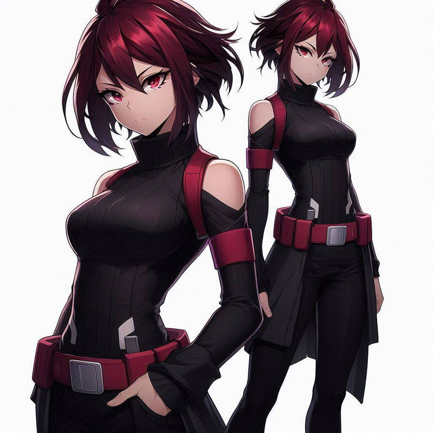 Ruby Mha Ruby Villain Outfit (MHA OC) by ShadowCritias1999 on DeviantArt