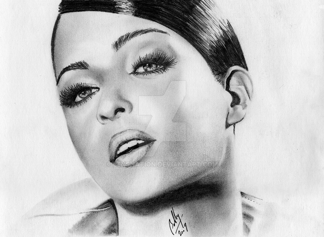 Aishwarya Rai Pencil Portrait