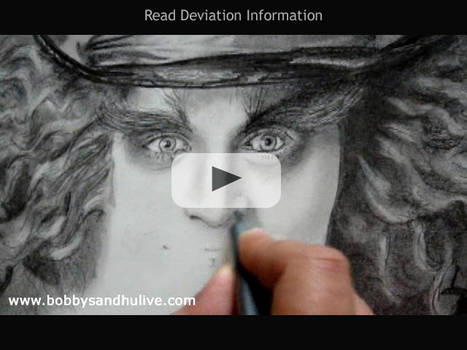 Drawing Johnny Depp - Video