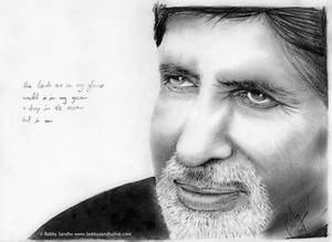 Amitabh Bachchan Pencil Portra