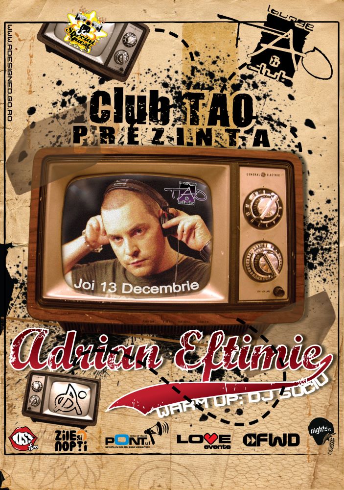 flyer Club TAO - AdrianEftimie