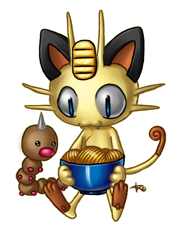 Meowth and Weeeeedle