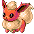 FREE Bouncy Flareon Icon by Kattling