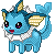 FREE Bouncy Vaporeon Icon by Kattling