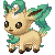 FREE Bouncy Leafeon Icon by Kattling