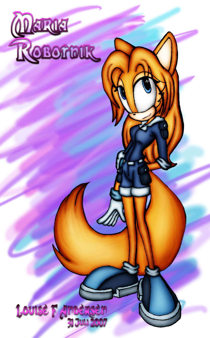 Maria Robotnik as cat colored