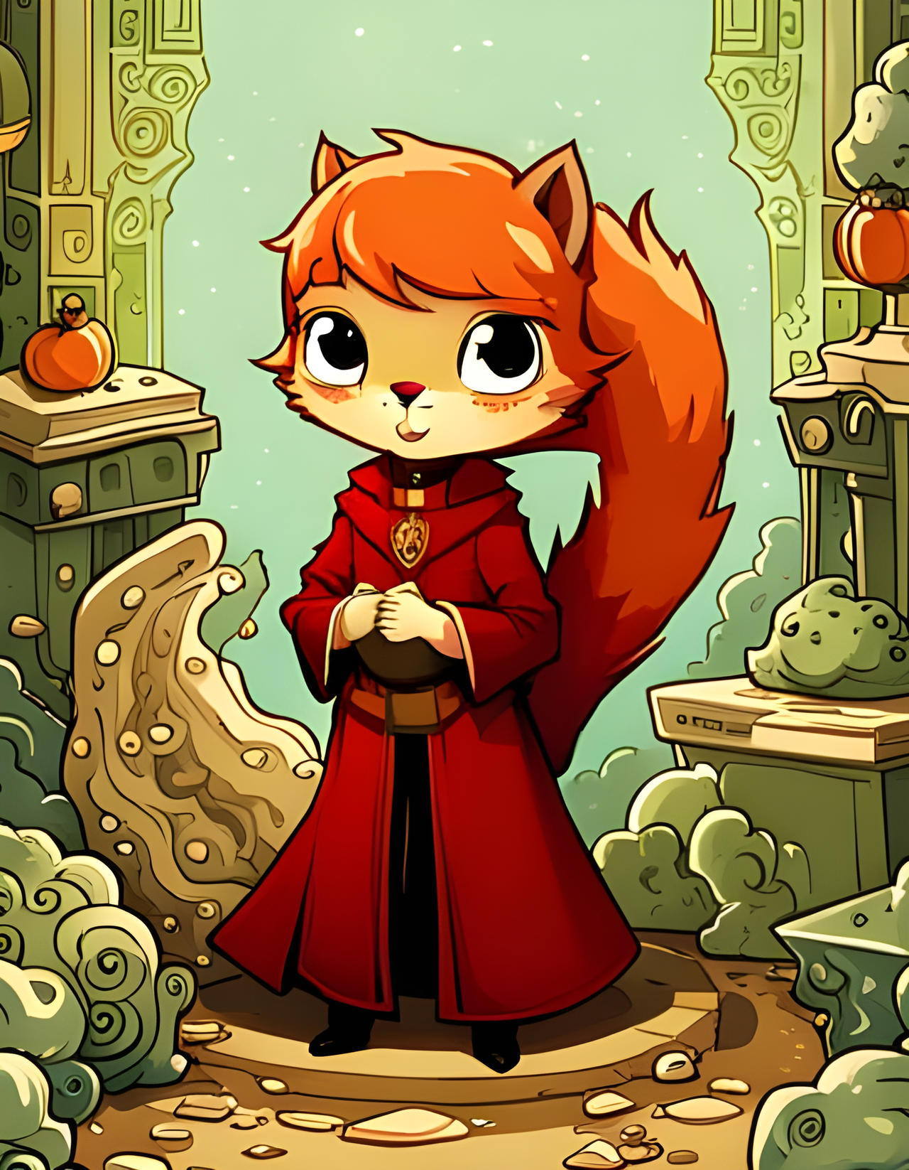 Deviantart Risumon Squirrel Miss squirrel by Stenrax on DeviantArt