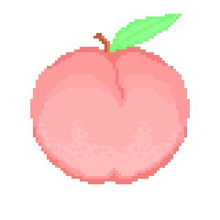 Pixel Peach (2) by KatelynBroussard on DeviantArt