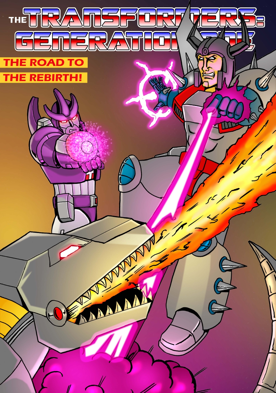 Transformers G1 - The Road to the Rebirth - Cover by M3Gr1ml0ck