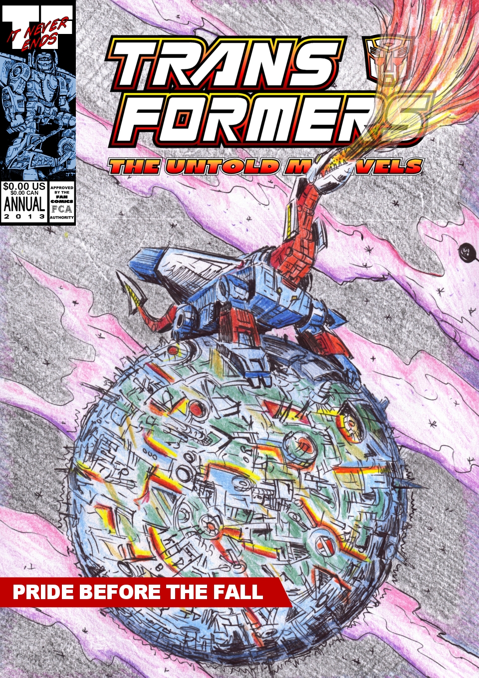 Uk G1 Untold Marvels Annual 2013 cover A by M3Gr1ml0ck
