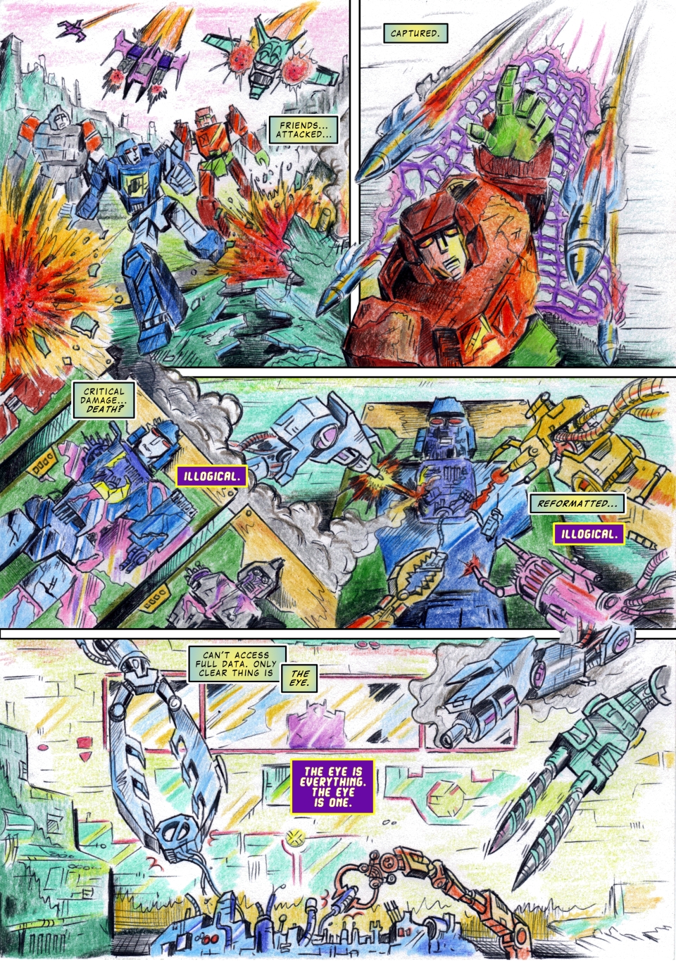 Uk G1 Untold Marvels Annual 2013 'The I' page 1 by M3Gr1ml0ck