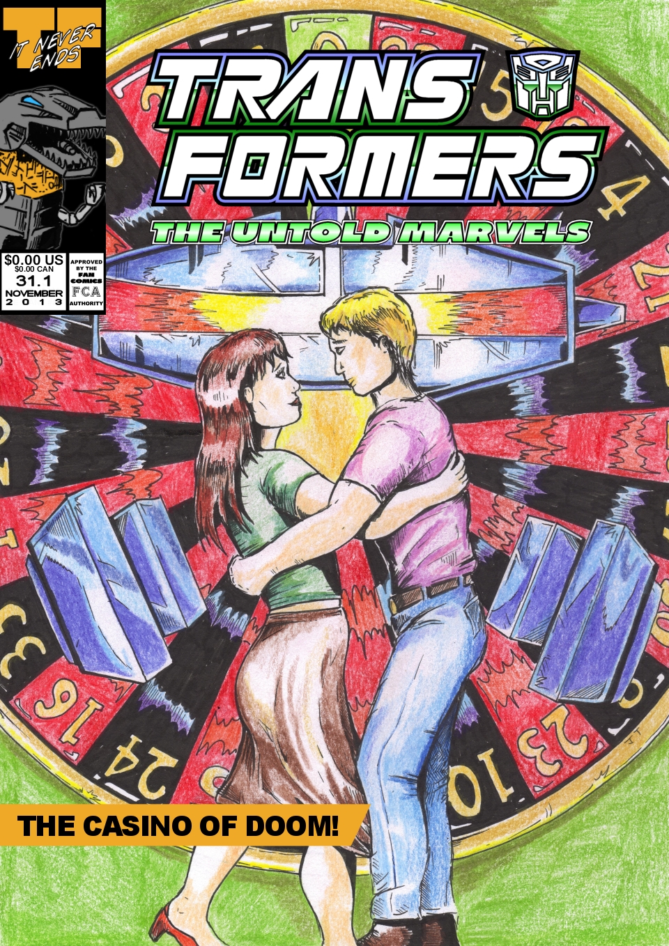 US G1 Untold Marvels 31.1 Casino Of Doom cover B by M3Gr1ml0ck