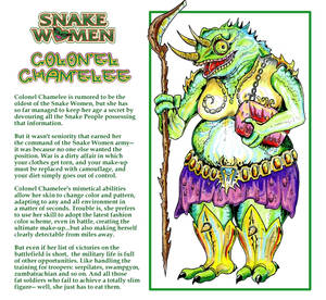 Princess of Power - Snake Women: Colonel Chamelee