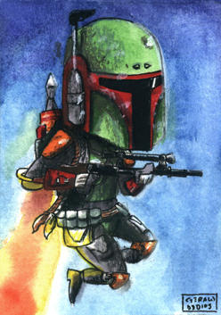 Gerald Chibi Boba Fett Chibi Style by geralddedios on DeviantArt