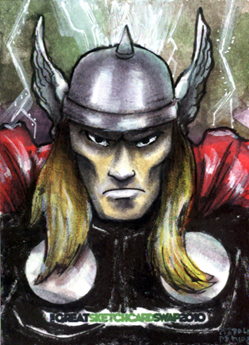 Thor Sketch Card