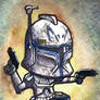 Captain Rex Chibi Sketch Card