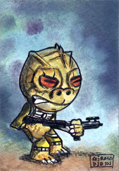 Gerald Chibi Chibi BOSSK sketch card by geralddedios on DeviantArt