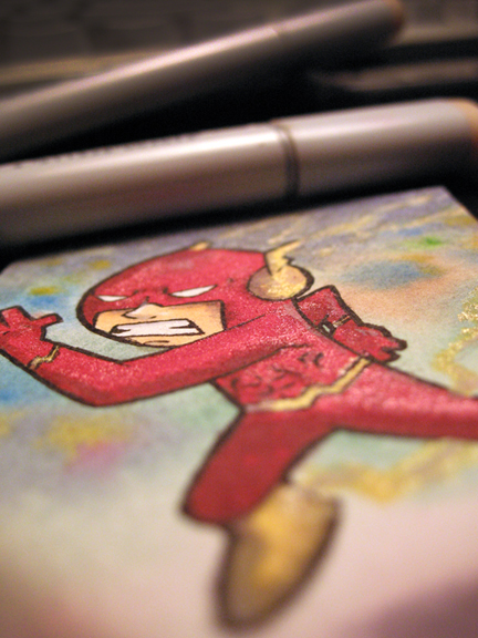 FLASH sketch card sneak peek