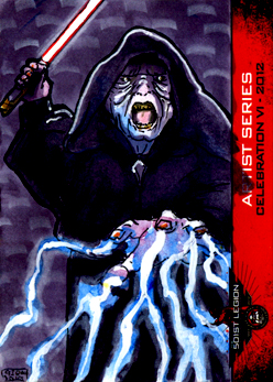 Darth Sidious sketch card 501st Legion CVI 2012