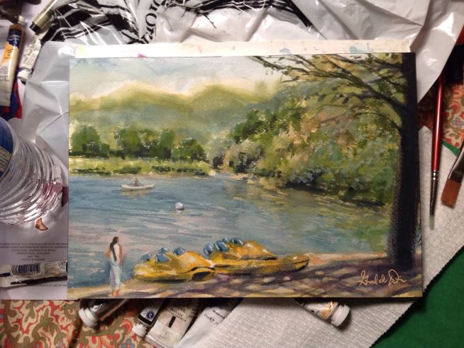 Spring Lake Painting