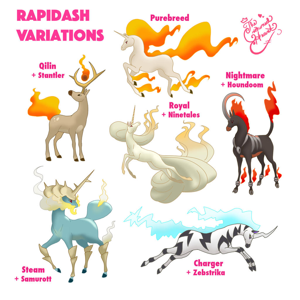 Rapidash Variations