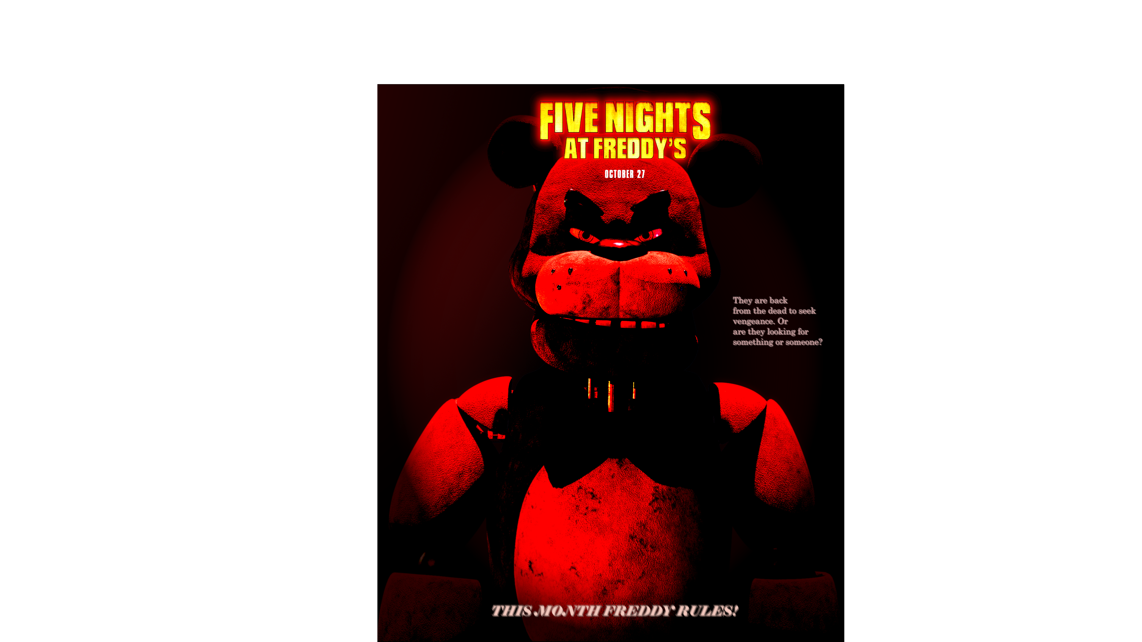 FNaF 2 The Movie Poster V3 by zerodigitalartsYmore on DeviantArt