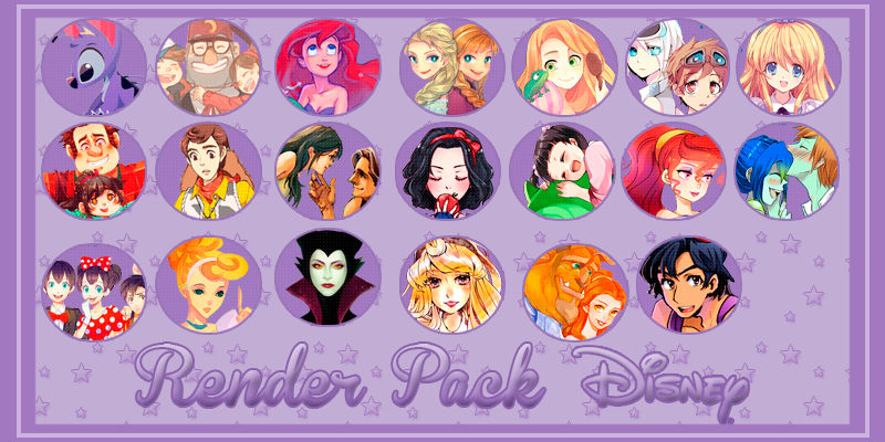 Pack de Render Disney by AkemiiTsukino on DeviantArt