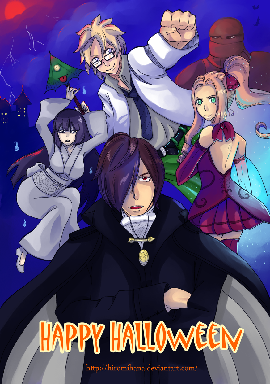Hortensia Halloween by hiromihana