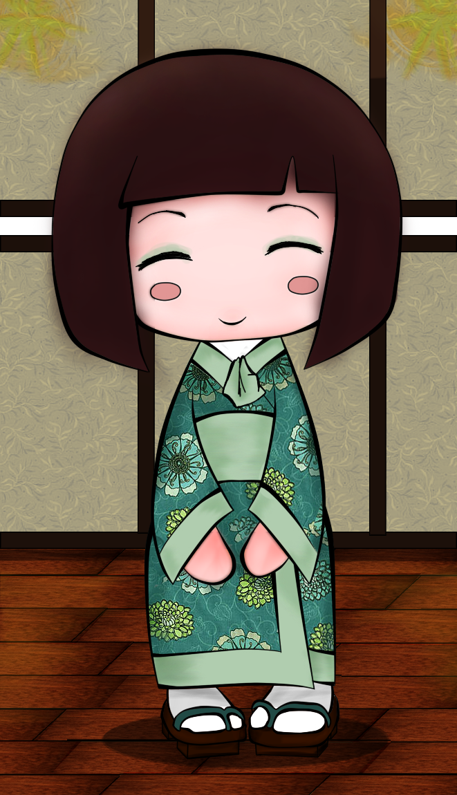 kokeshi doll color