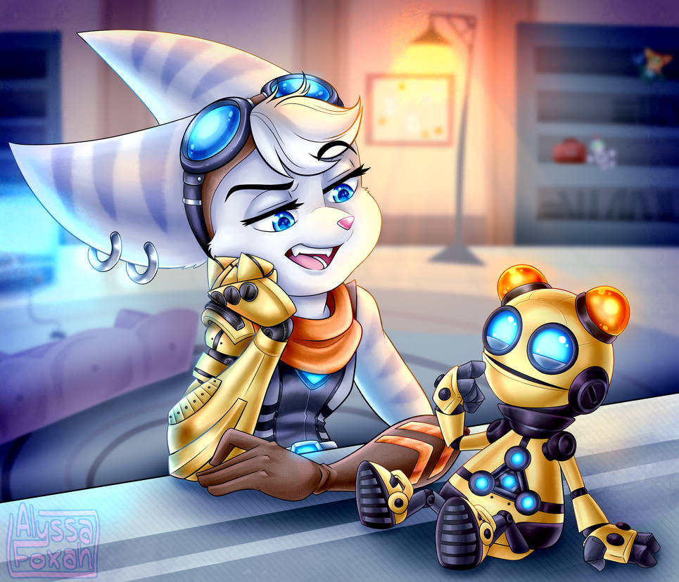 Rivet and Kit by AlyssaFoxah on DeviantArt